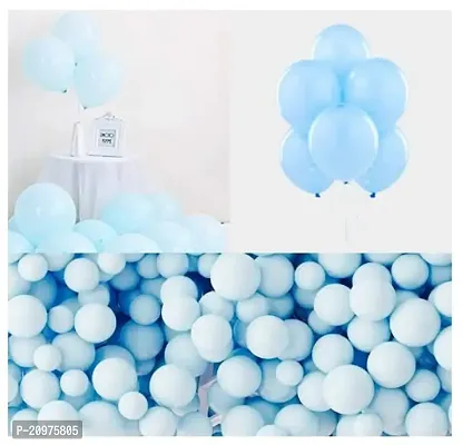 Jolly Party Pastel Blue Balloons Latest Party BalloonsFor Birthday / Anniversary / Engagement / Wedding / Baby Shower / Farewell / Any Special Event Theme Party Decoration - (Pack Of 100pc)