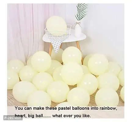 Jolly Party Pastel silver Balloons Latest Party Balloons For Birthday / Anniversary / Engagement / Wedding / Baby Shower / Farewell / Any Special Event Theme Party Decoration -(Pack Of 100pc)-thumb3