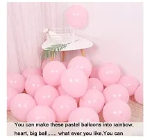 Jolly Party Pastel Pink Balloons Latest Party BalloonsFor Birthday / Anniversary / Engagement / Wedding / Baby Shower / Farewell / Any Special Event Theme Party Decoration - (Pack Of 50pc)-thumb1