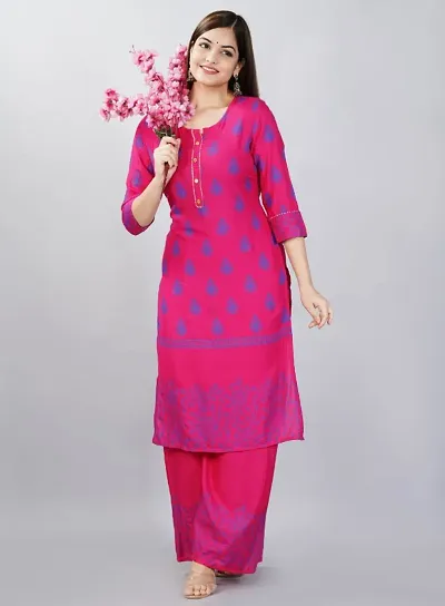 Smriti Rayon Kurta Bottom Sets