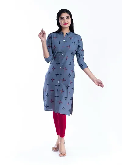 Bachuu Women's Front Slight Straight Kurti Size S L XL XXL