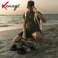 Keneye? Men's Dazzel-01 Casual Outdoor Lightweight Olive Sandal-thumb2