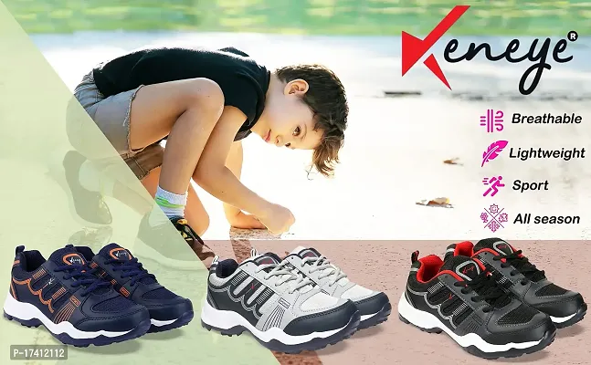 Keneye? Running Sports Shoes for Boys||Lace up Lightweight Casual Shoes for Sports, Running, Walking, Gym, Trekking, Hiking,Football  All Day Wear-thumb4