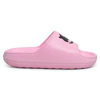 Keneye Women's Fashion Casual Slides Flip Flop Slipper Pink Purple Beige and White-thumb4