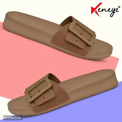 Keneye Fashion Slide for Women with Extra Soft Cushion and Comfort MultiColour-thumb2