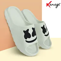 Keneye Men's Super Soft Anti Skid Zig Zag Sole Flip-Flop Slide Slippers for Men-thumb4