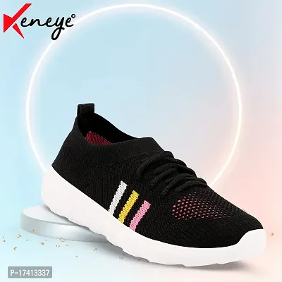 Keneye? Women's Casual Lightweight Knitted Active Wear Slip-On Sneaker Shoes for Women-thumb2
