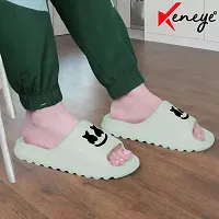 Keneye Men's Super Soft Anti Skid Zig Zag Sole Flip-Flop Slide Slippers for Men-thumb2