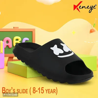 Keneye Boy's Stylish Comfortable Flip Flop Slides Slipper Multicolour-thumb2