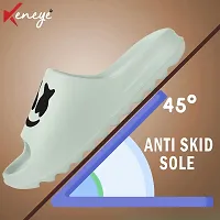 Keneye Men's Super Soft Anti Skid Zig Zag Sole Flip-Flop Slide Slippers for Men-thumb3
