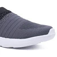 Keneye? Women's Sara02 Lightweight Athleisure Knitted Active Wear Slip-On Sneaker Shoes for Sports,Running,Walking,Gym  All Day Casual wear Black Grey-thumb3
