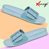 Keneye Fashion Slide for Women with Extra Soft Cushion and Comfort MultiColour-thumb1