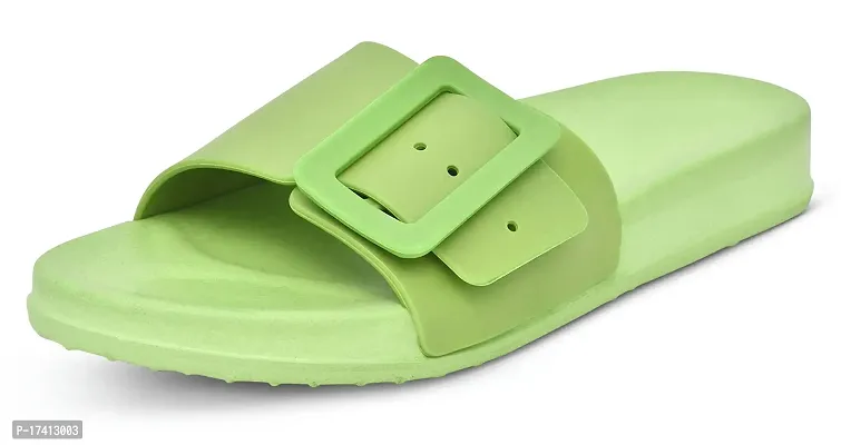 Keneye Fashion Slide for Women with Extra Soft Cushion and Comfort MultiColour