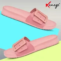 Keneye Fashion Slide for Women with Extra Soft Cushion and Comfort MultiColour-thumb1