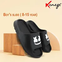 Keneye Boy's Stylish Comfortable Flip Flop Slides Slipper Multicolour-thumb2