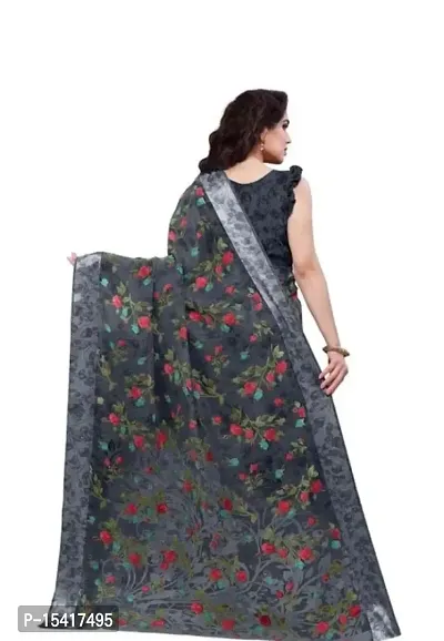 Fancy Cotton Printed Saree-thumb2