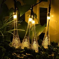 GreenUniverse Diwali Hanging Wishing Drops LED Curtain String Lights, Window String Lights with Decoration for Christmas, Wedding, Party, Navratri, Diwali, Home D?cor Tree Decoration-thumb1