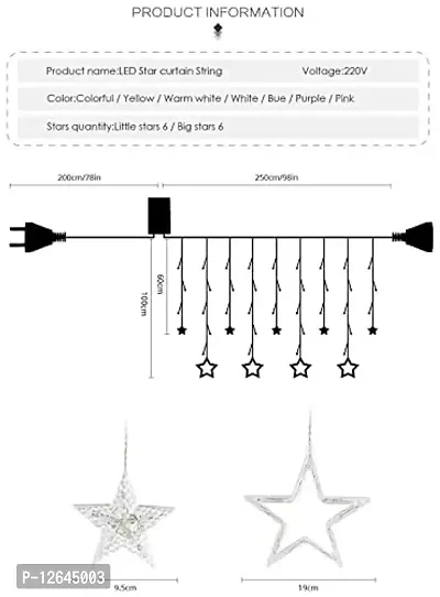 12 Star LED String Light for Festival Decoration Light ( Pixel LED )-thumb2