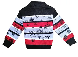Boys and Girls Striped Fashionable Sweaters-thumb1