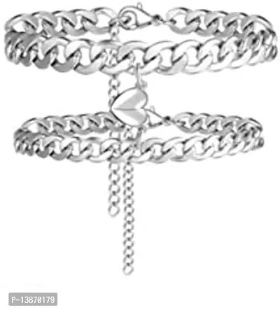 Elegant Silver Alloy  Bracelets For Women
