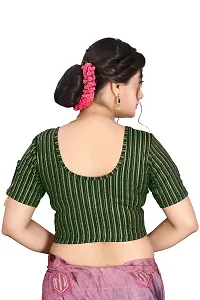 Reliable Green Telestar Self Pattern Stitched Blouses For Women-thumb1