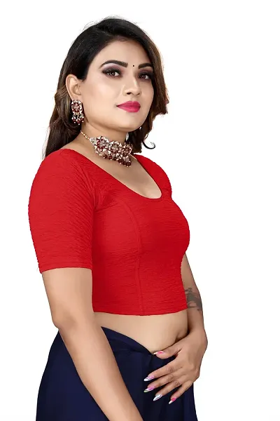 Attractive Cotton Blend Stitched Blouses 