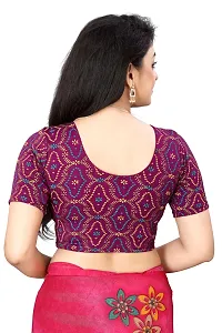 Reliable Maroon Telestar Self Pattern Stitched Blouses For Women-thumb2