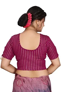 Reliable Pink Telestar Self Pattern Stitched Blouses For Women-thumb1