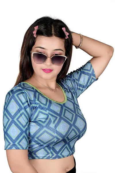 Attractive Cotton Blend Stitched Blouses 