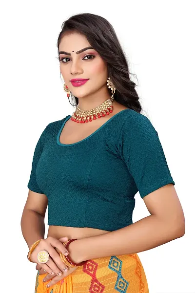 Attractive Cotton Blend Stitched Blouses 