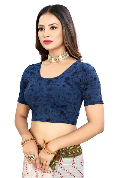 Attractive Cotton Blend Stitched Blouses 