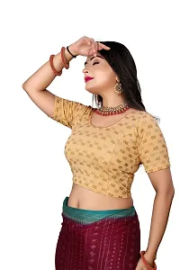 Stylish Cotton Blend Stitched Blouse for Women-thumb1