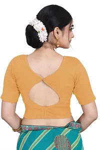 Stylish Cotton Blend Stitched Blouse for Women-thumb1