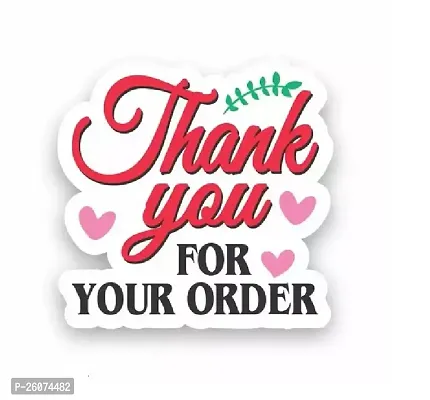 Thank You for Your Order Stickers (Pack of 120 Pcs Stickers) (1.5 Inch) Labels