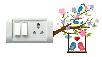 PVC Vinyl Switch Board  Wall Sticker Switch Stickers size 30 cm x 47 cm-thumb2