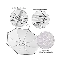 Generic Colorful Transparent Automatic Rain Umbrella Dome Wedding Party Favor Waterproof Umbrella-thumb2