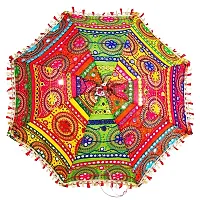 ashoka stores Colorful Design Rajasthani Umbrella Handicraft-thumb2