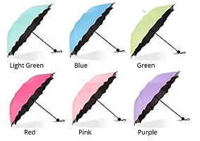 CLOMANA Triple Folding Mini Blossom Magic Compact Umbrella for Girls and Women Multi Color--thumb4