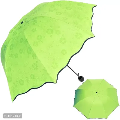 Octopus prime Rain and Sun Protection 3 Fold Magic Flower Case Umbrella (Multicolour)-thumb0