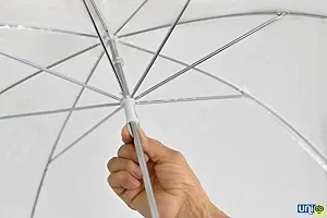 Selling Uniqness UNIq Clear Transparent, Durable Wind-Resistant Umbrella with Sturdy Bubble Design Incapable of Flipping Inside Out for Outdoor Weddings or Events for Men and Women-thumb3