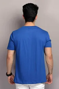 RiseMax Cotton Blend Half Sleeve Round Neck Regular Fit T-Shirt for Men-thumb1