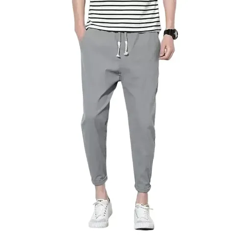 Glito Stretchable Elasticated Waist Track Pants with Insert Pocket