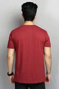 RiseMax Cotton Blend Half Sleeve Round Neck Regular Fit T-Shirt for Men-thumb1