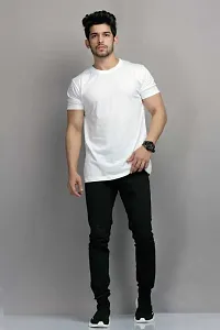 RiseMax Cotton Blend Half Sleeve Round Neck Regular Fit T-Shirt for Men-thumb3