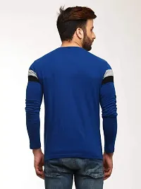 RiseMax Striped Cotton Blend M29 Full Sleeve Round Neck Regular Fit T-Shirt for Men-thumb3