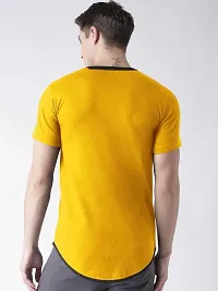 RiseMax Colourblocked Cotton Blend M33 Half Sleeve Round Neck Regular Fit T-Shirt for Men-thumb1