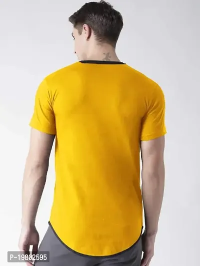 RiseMax Colourblocked Cotton Blend M33 Half Sleeve Round Neck Regular Fit T-Shirt for Men-thumb2