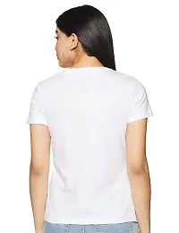 RiseMax Typography Women Printed White Color Short Sleeves Round Neck T-Shirts For Men-thumb1