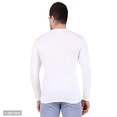 Classic Polyester Full Sleeve Round Neck Regular Fit T-Shirts For Men-thumb2