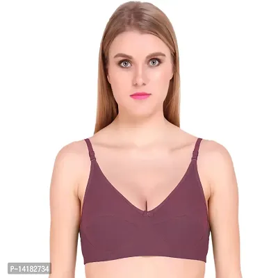 Buy Mokita Women's Comfortable Non-Padded Non-Wired Cotton 36 Size Bra for  Women - Purple, (Pack of 1) Online In India At Discounted Prices